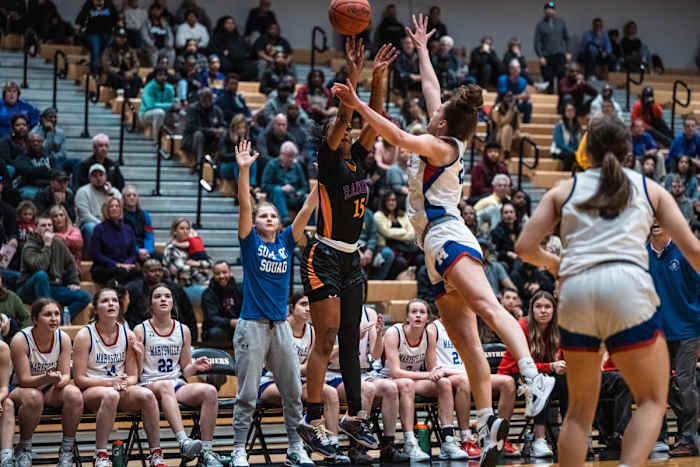 Marysville vs Reynoldsburg girls basketball 022523 Gabe Haferman6